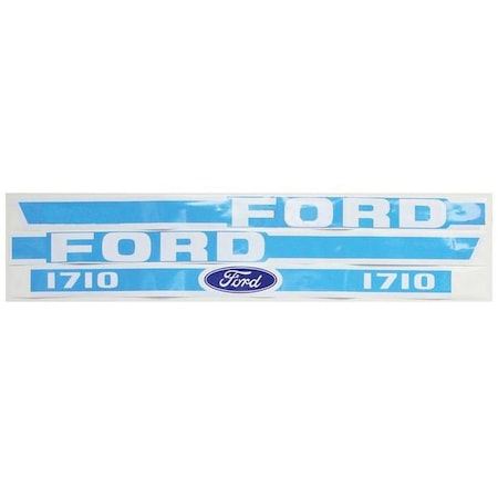 Aftermarket S66904 Decal Set Fits Ford 1710 Tractor RAP66904
